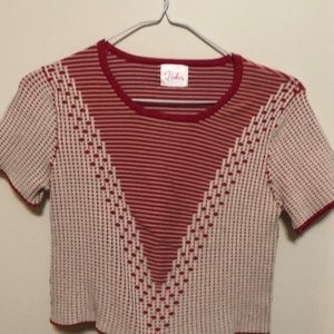 vintage cropped top